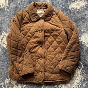 Lucky Brown Quilted Jacket. Size M.